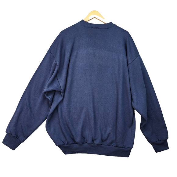 NEW Vintage Tultex Sweatshirt Women’s XL Blue Birdhouse Pumpkin Fall Cottagecore - Picture 4 of 10